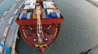 navio maersk lavras em operacao no porto de santos no litoral de sao paulo balanca comercial porto de santos producao industrial 1404244117297 615x300