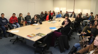 foto alunos da udesc visitam a sef