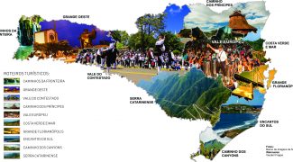 mapa de santa catarina