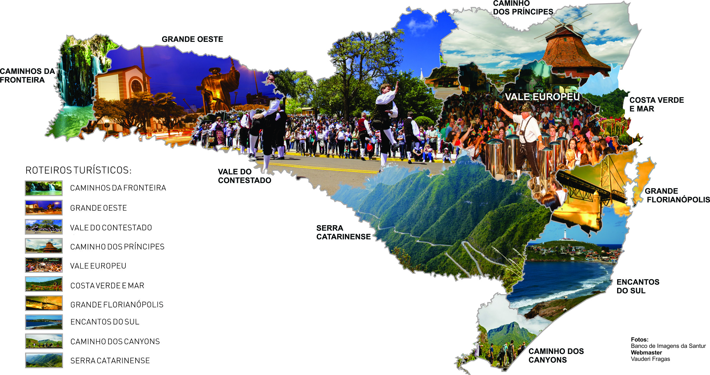 mapa de santa catarina