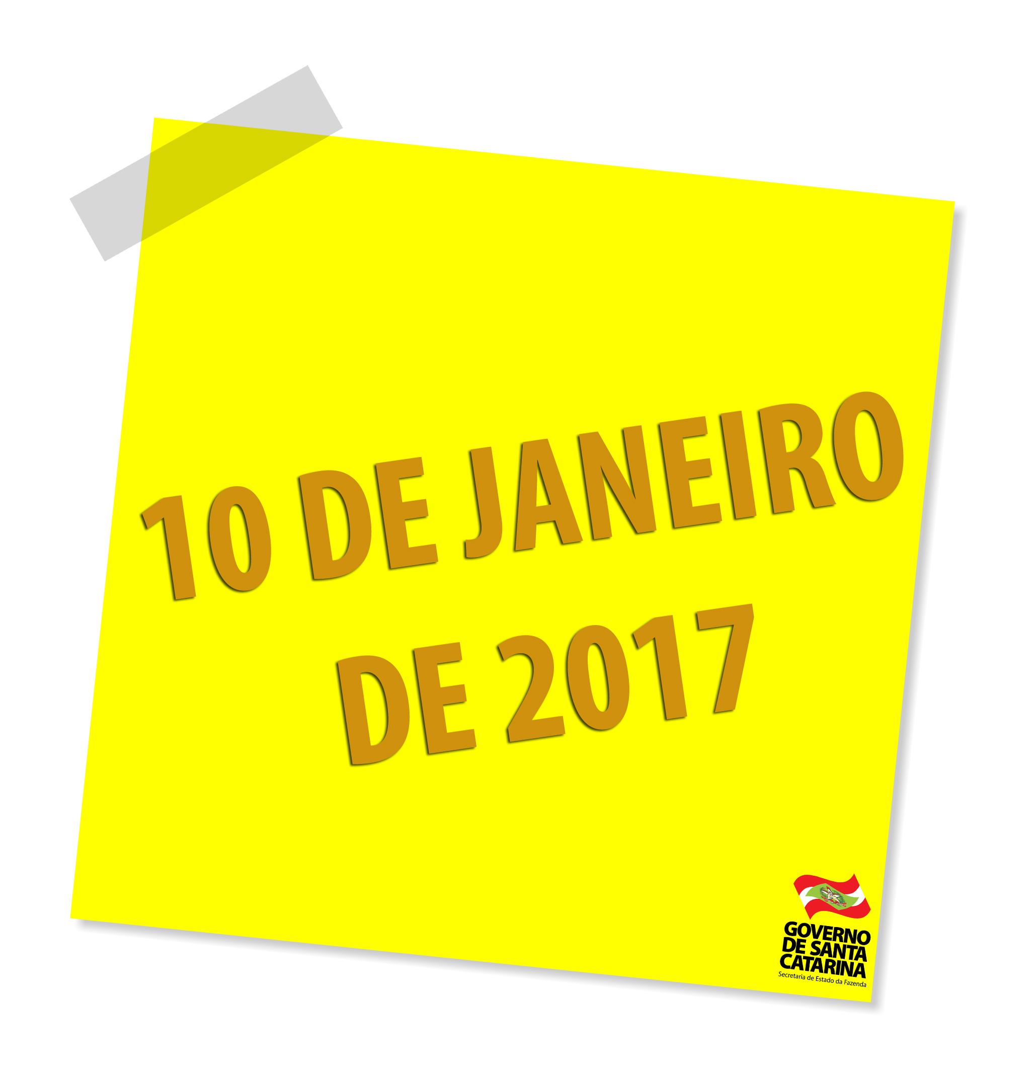 dia 10 de janeiro de 2017