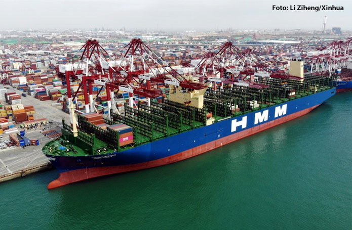 porto china navios conteiner cargueiro2020