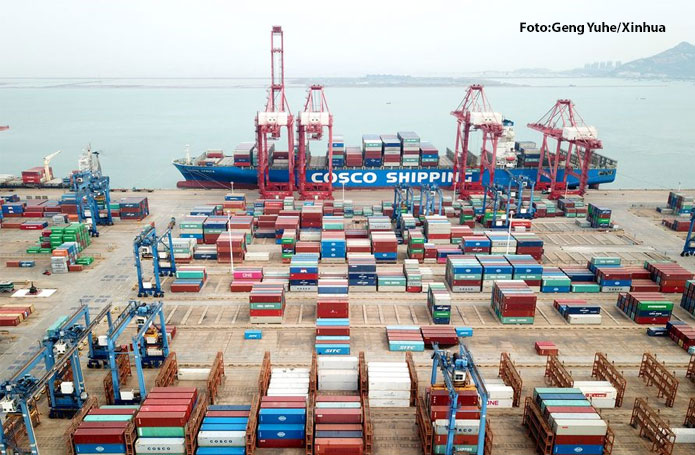 comercio exterior da china tem queda anualizada de 07 em abril mas exportacoes crescem 82 1