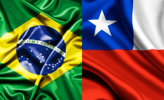 bandeira brasil chile