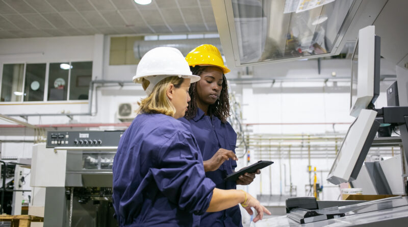 mulheres na industria