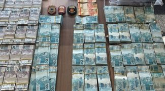 dinheiro apreendido fiscalizacao