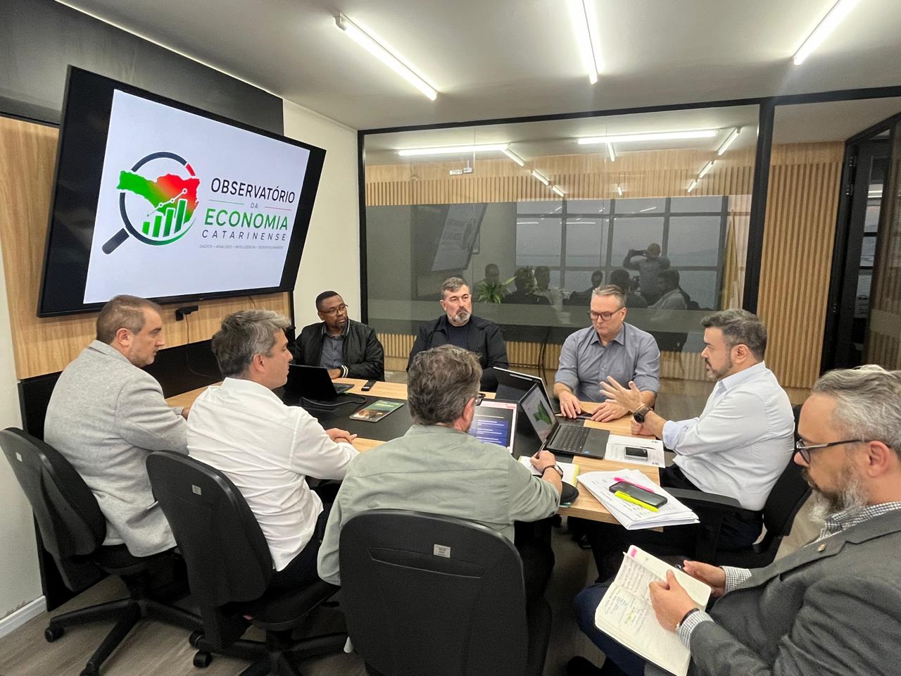 Sicos realiza primeira reunião do Grupo de Trabalho do Observatório da Economia Catarinense 1 gt observatorio