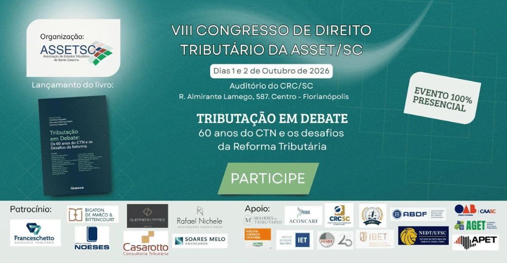 VIII Congresso de Direito Tributário da ASSET/SC 1 Asset