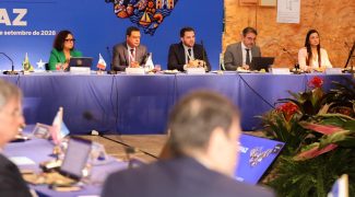 Mesa de abertura da 54a reuniao Ordinaria