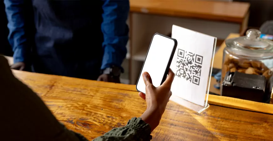 celular qrcode pagamento