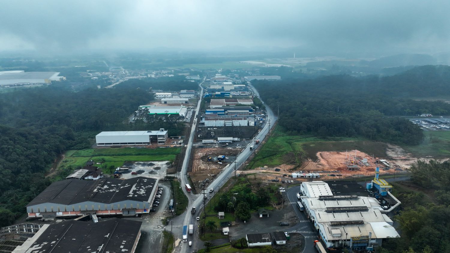 Governo do Estado investe R$ 19 milhões para novo acesso à Zona Industrial de Joinville 1 zona industrial joinville Thiago Kaue Secom GOVSC 2
